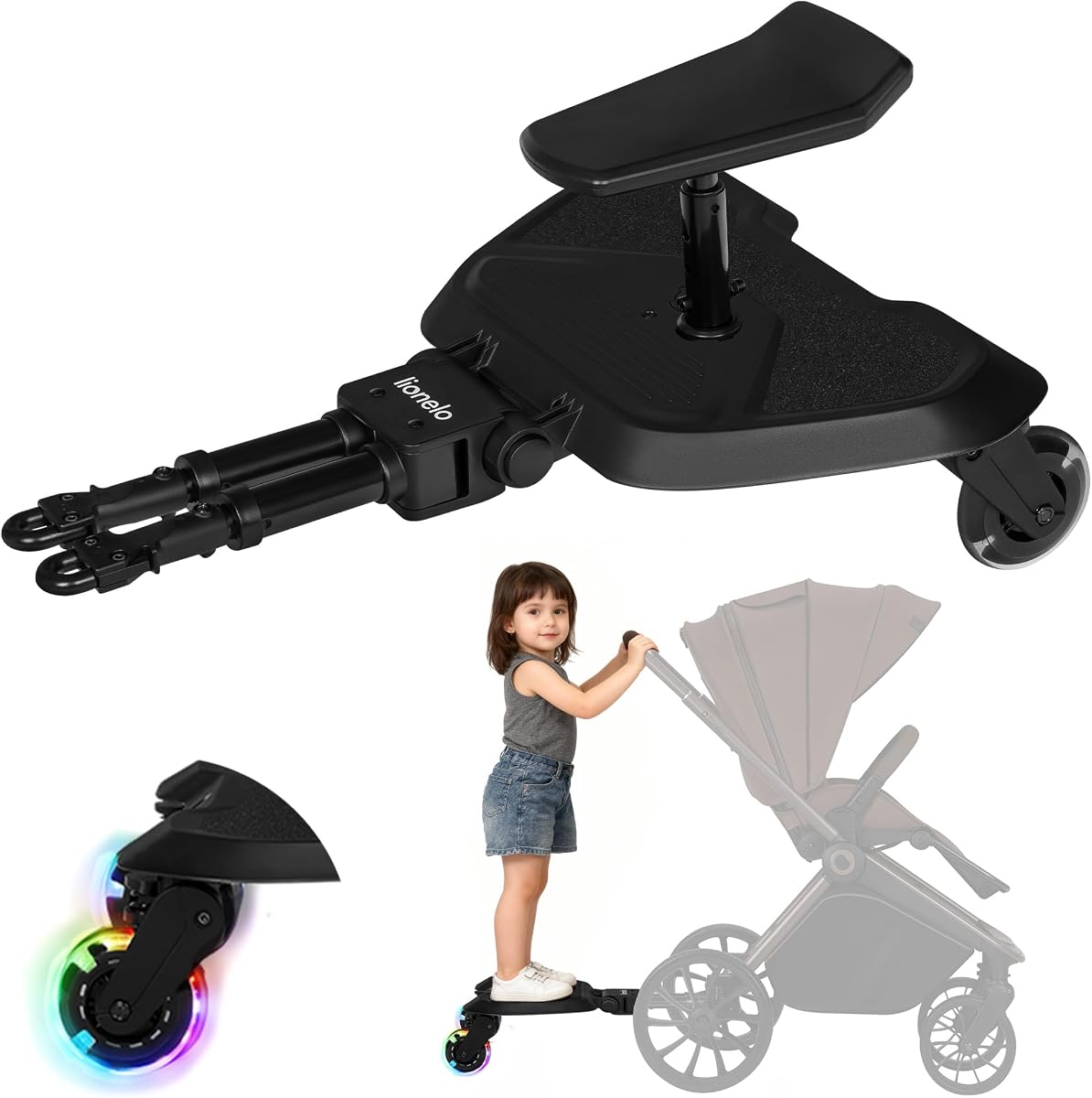 🪑 Lionelo Buggy Board 2 en 1, la seule avec siège