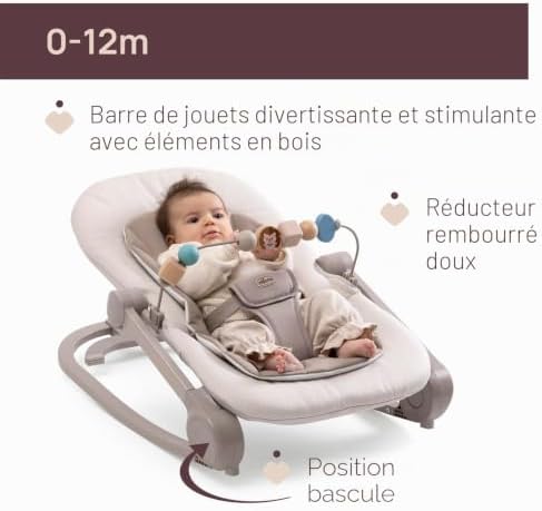 👍 Chicco Magia 2 en 1, le transat évolutif réglable